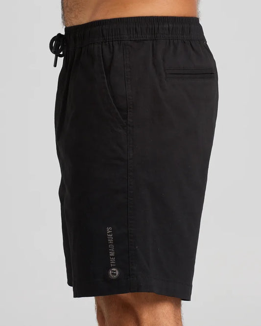 The Mad Hueys Stranded 18" Chino Short | Black
