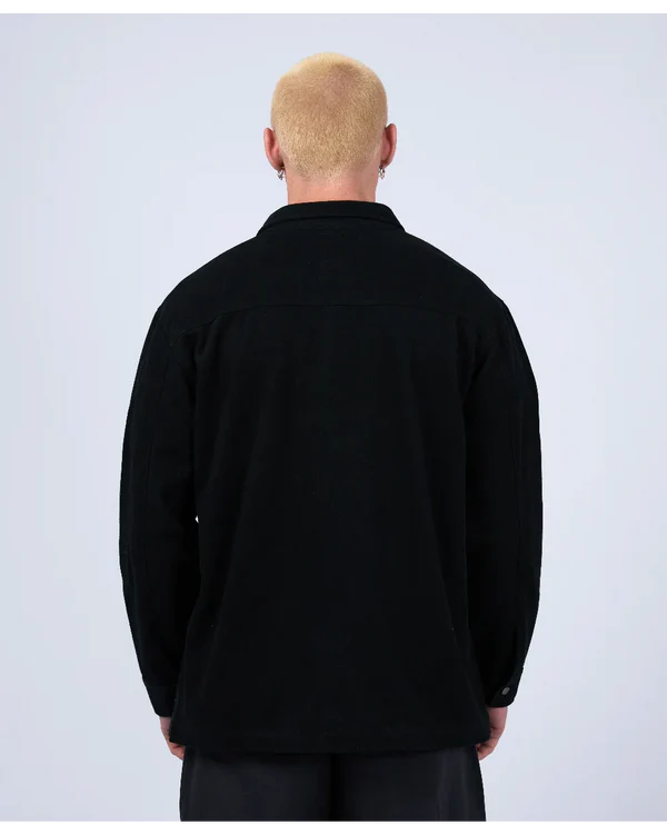 ST GOLIATH DISORDER OVERSHIRT WASHED BLACK