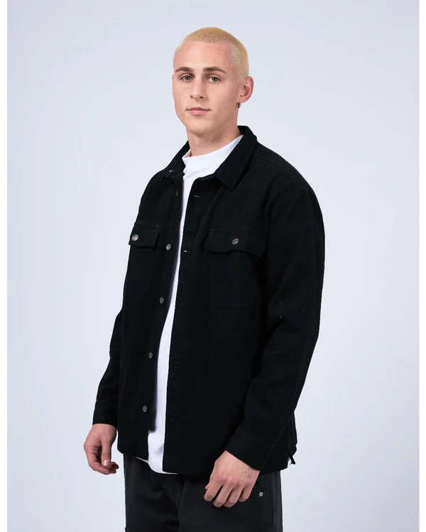 ST GOLIATH DISORDER OVERSHIRT WASHED BLACK