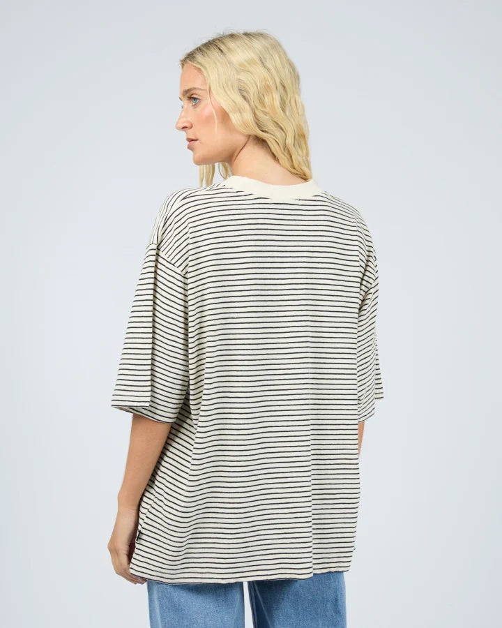 All About Eve Kya Oversized Stripe Tee