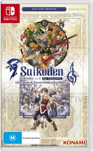 NINTENDO SWITCH SUIKODEN 1 AND 2 REMASTER DAY ONE EDITION