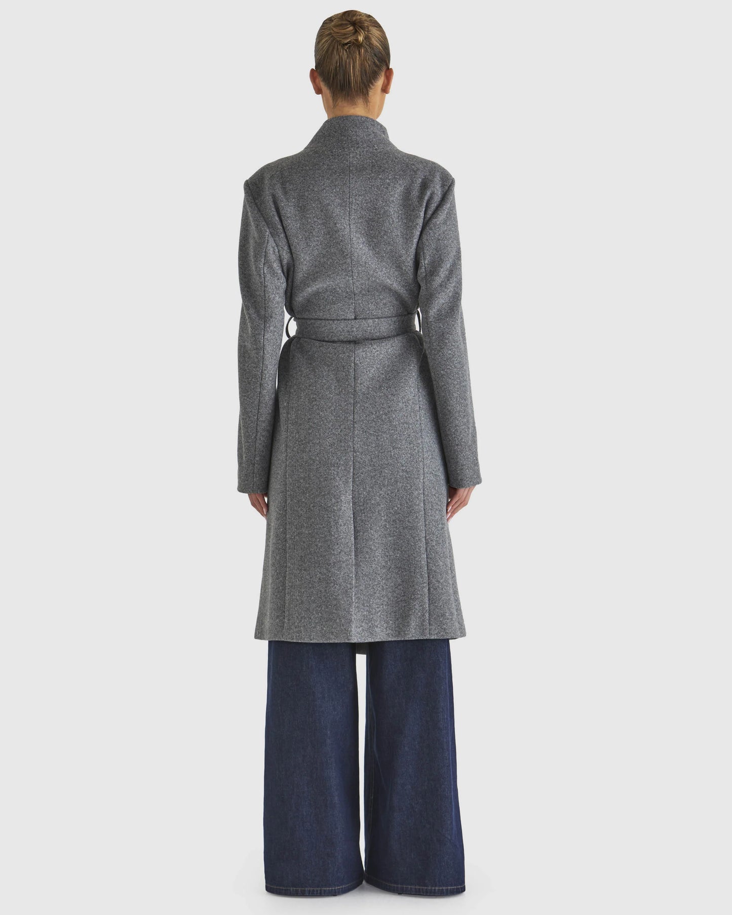 FATE+BECKER SHADOWS COAT GREY MARLE