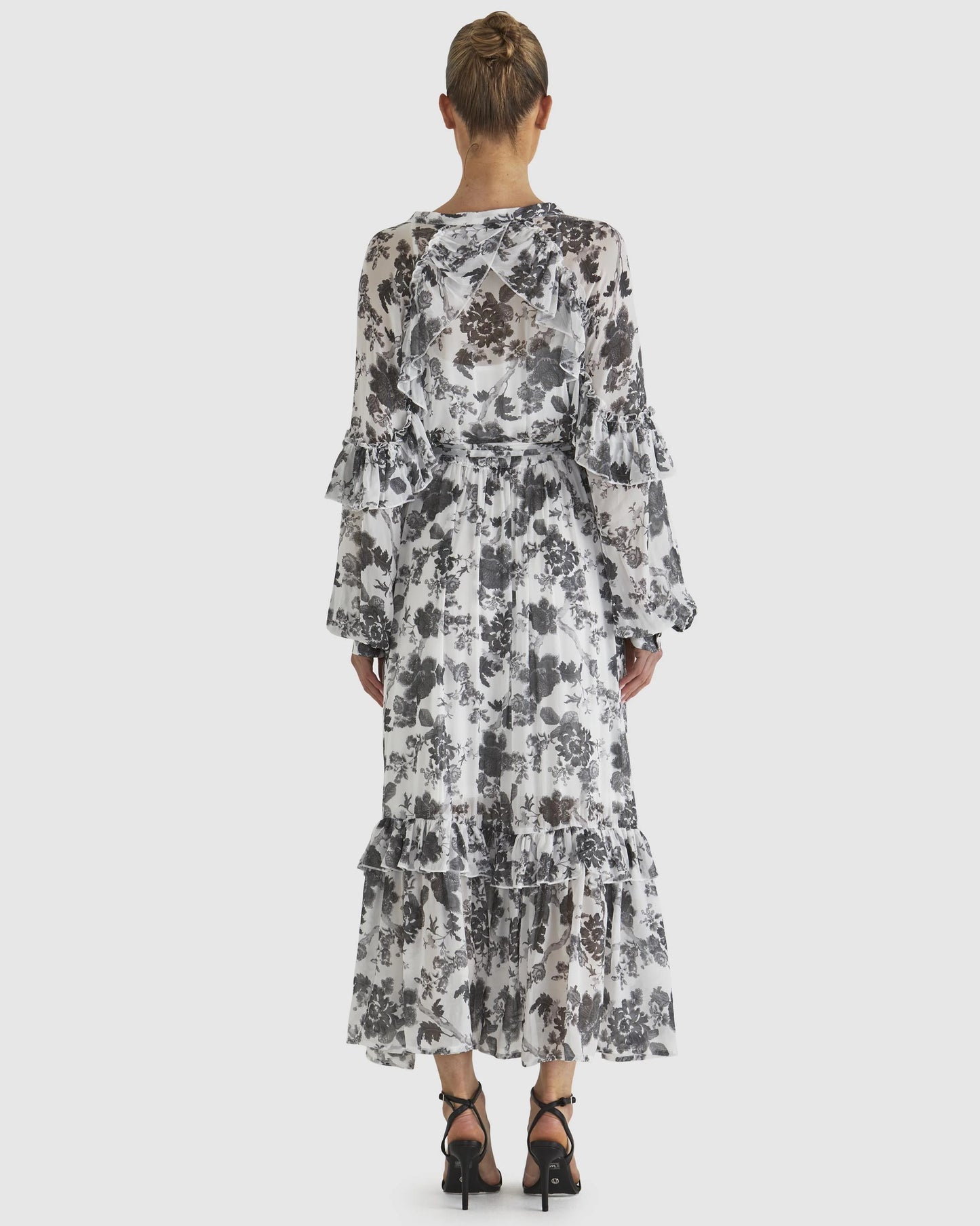 FATE+BECKER SAY SO DRESS WHITE FLORAL