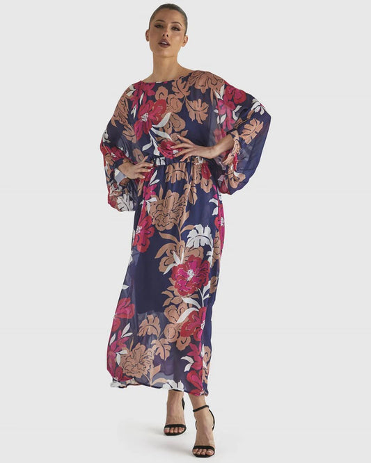 FATE+BECKER MAGNETIC DRESS PINK FLORAL