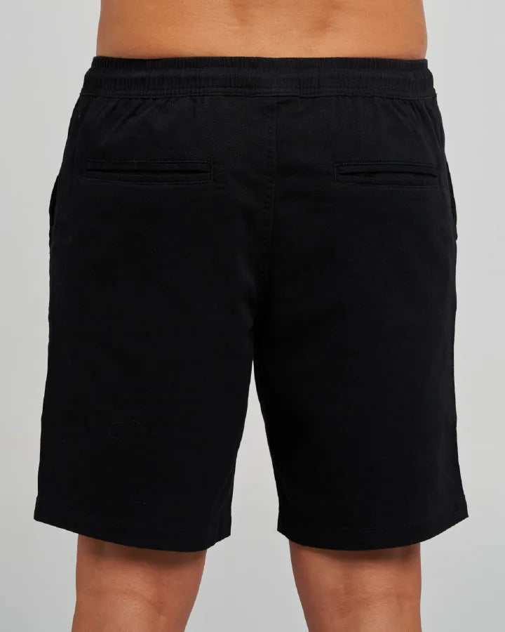 The Mad Hueys Stranded 18" Chino Short | Black