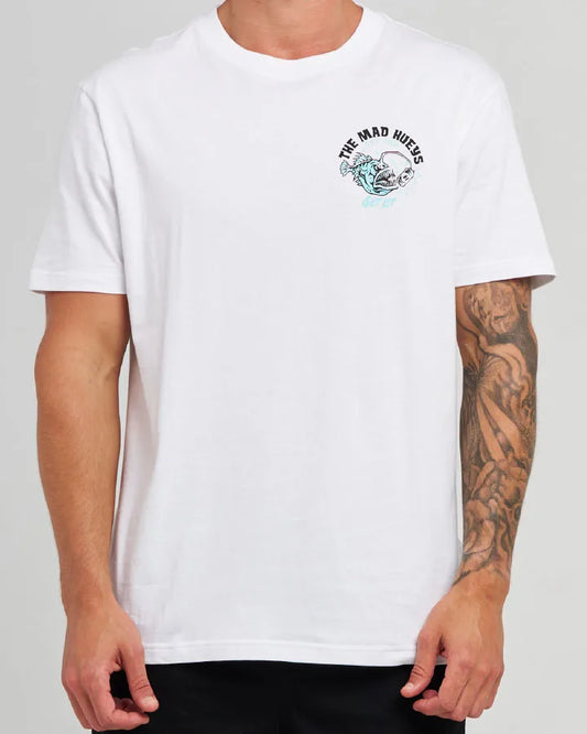 The Mad Hueys Get Lit Short Sleeve Tee | White