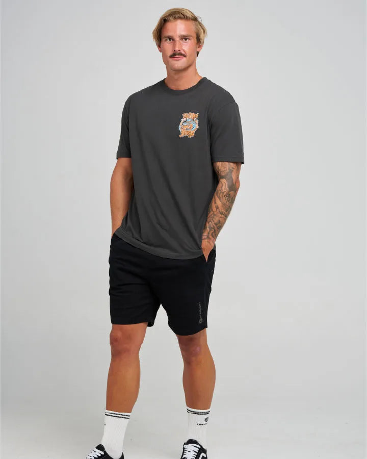 The Mad Hueys Shrimp My Ride Short Sleeve Tee | Vintage Black