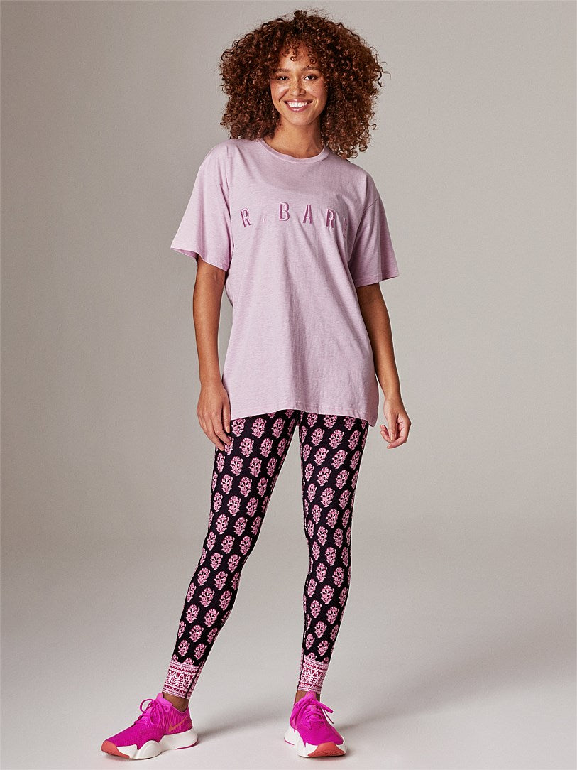 RUNNING BARE HOLLYWOOD 90S RELAX TEE LOTUS