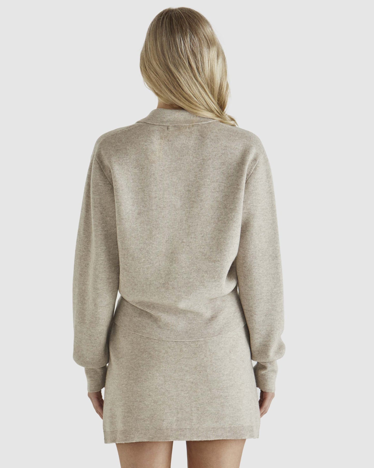 SASS BALDWIN KNIT JACKET OAT