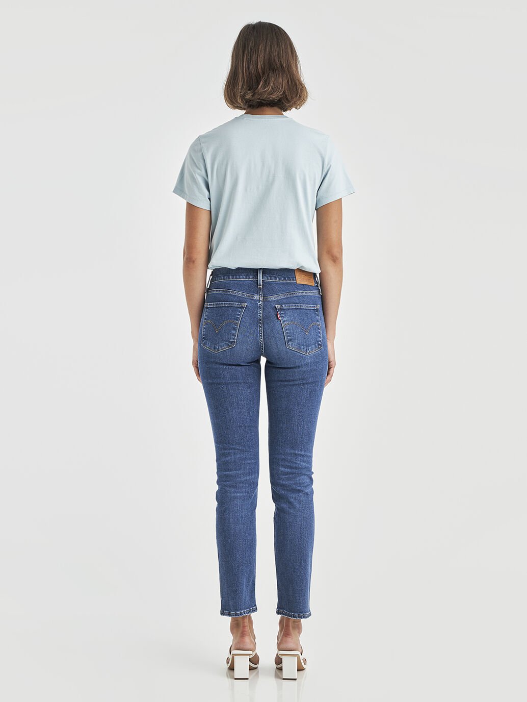 LEVI'S 312 SHAPING SLIM BLUE WAVE MID