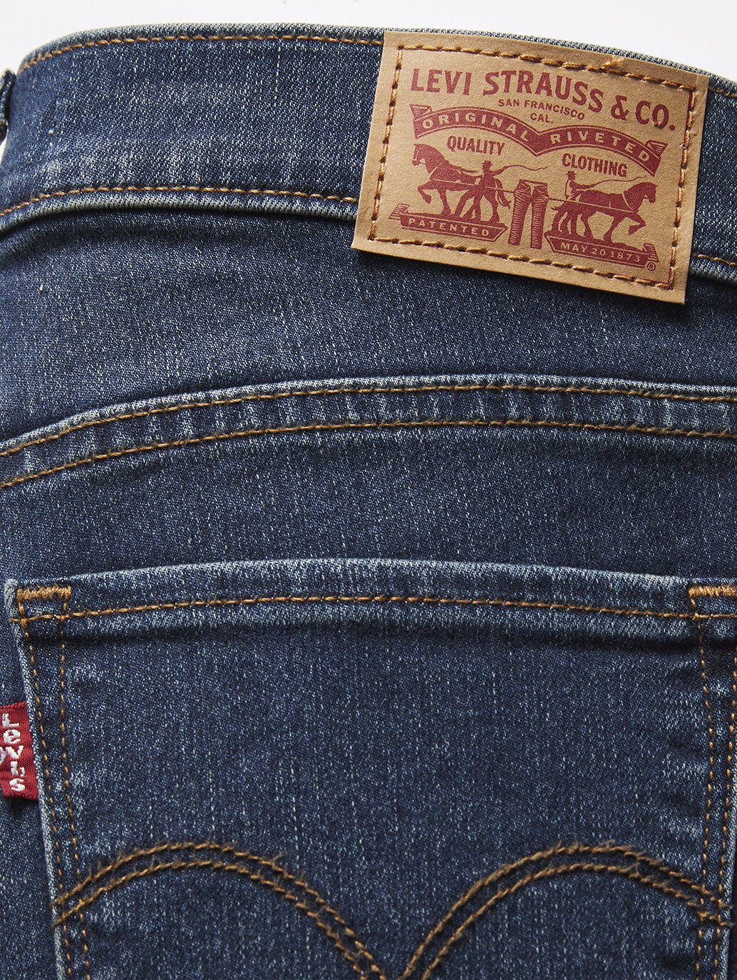 LEVIS 314 SHAPING STRAIGHT ZEALOUS BLUE