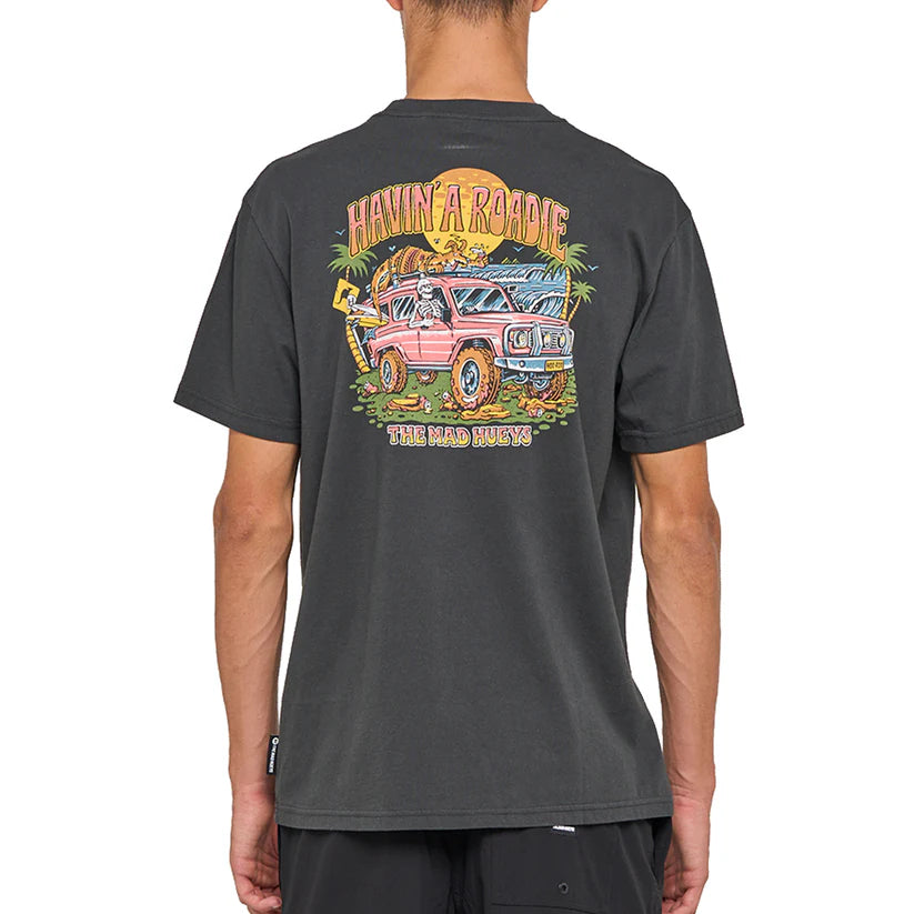 THE MAD HUEYS ROADIE SS TEE BLACK