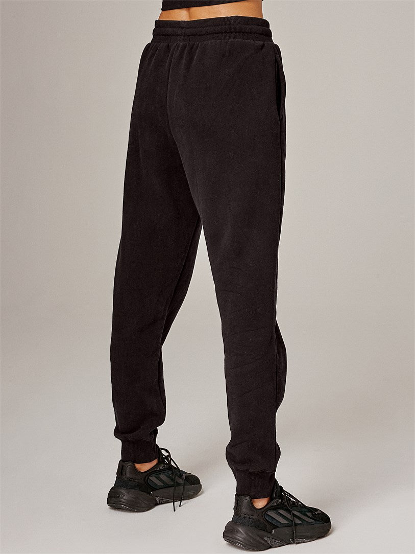 RUNNING BARE TEAM TRACKPANTS WITH POCKETS BLACK