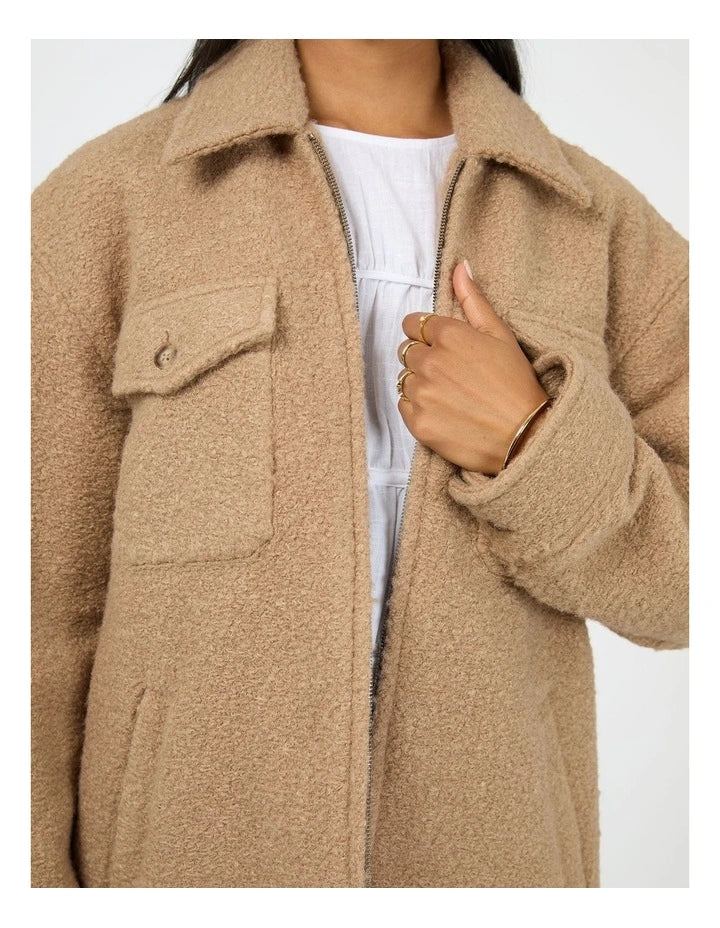 ALL ABOUT EVE ARIA SHACKET TAN