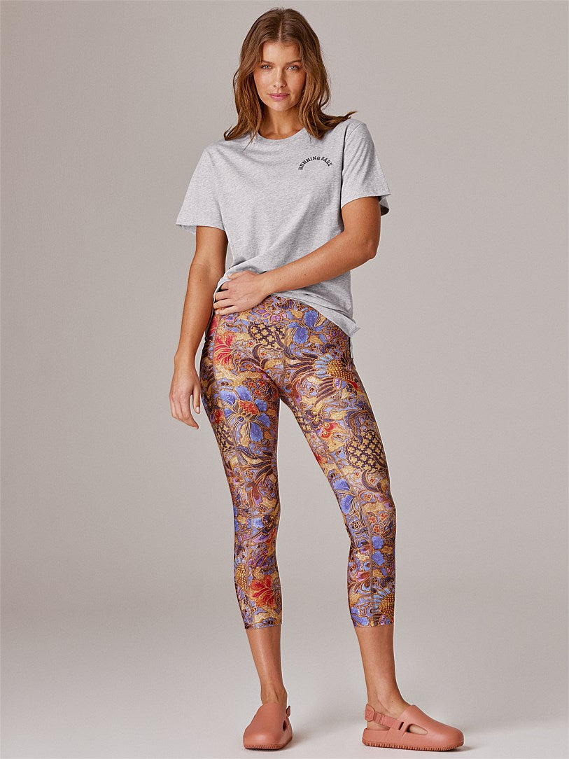 RUNNING BARE TOTEM 4.0 BOYFRIEND TEE SILVER MARLE