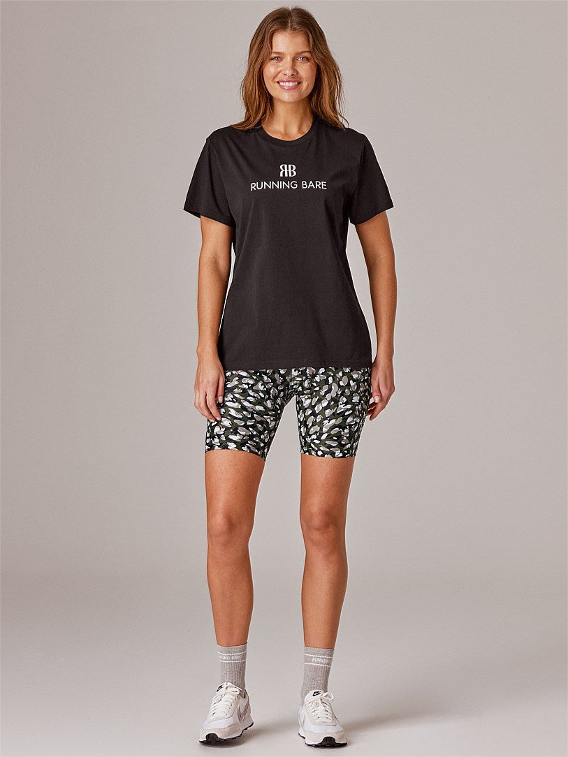RUNNING BARE TOTEM 3.0 BOYFRIEND TEE BLACK