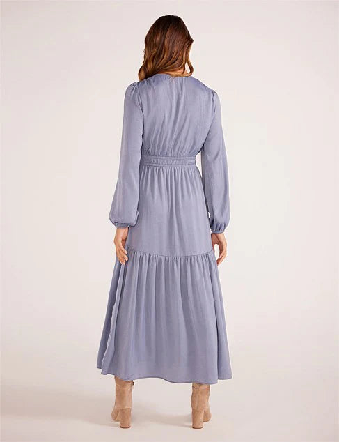 MINKPINK SENNA MIDI DRESS SLATE
