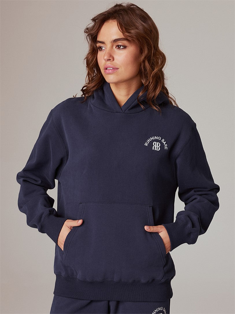 RUNNING BARE LEGACY 2.0 PULLOVER HOODIE NIGHTNGALE