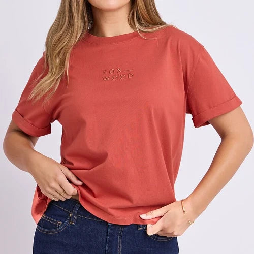Foxwood Huntleigh Oversized Tee | Rust