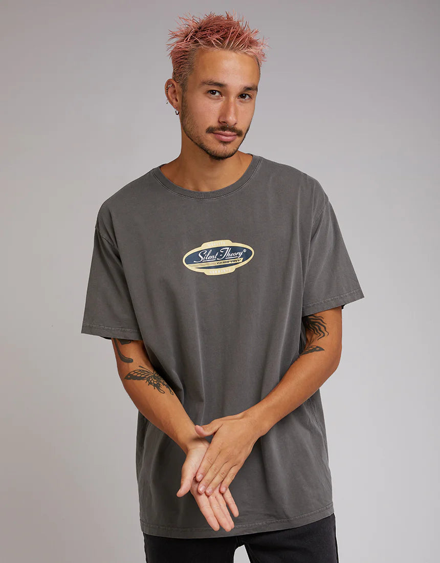 SILENT THEORY RACER TEE COAL
