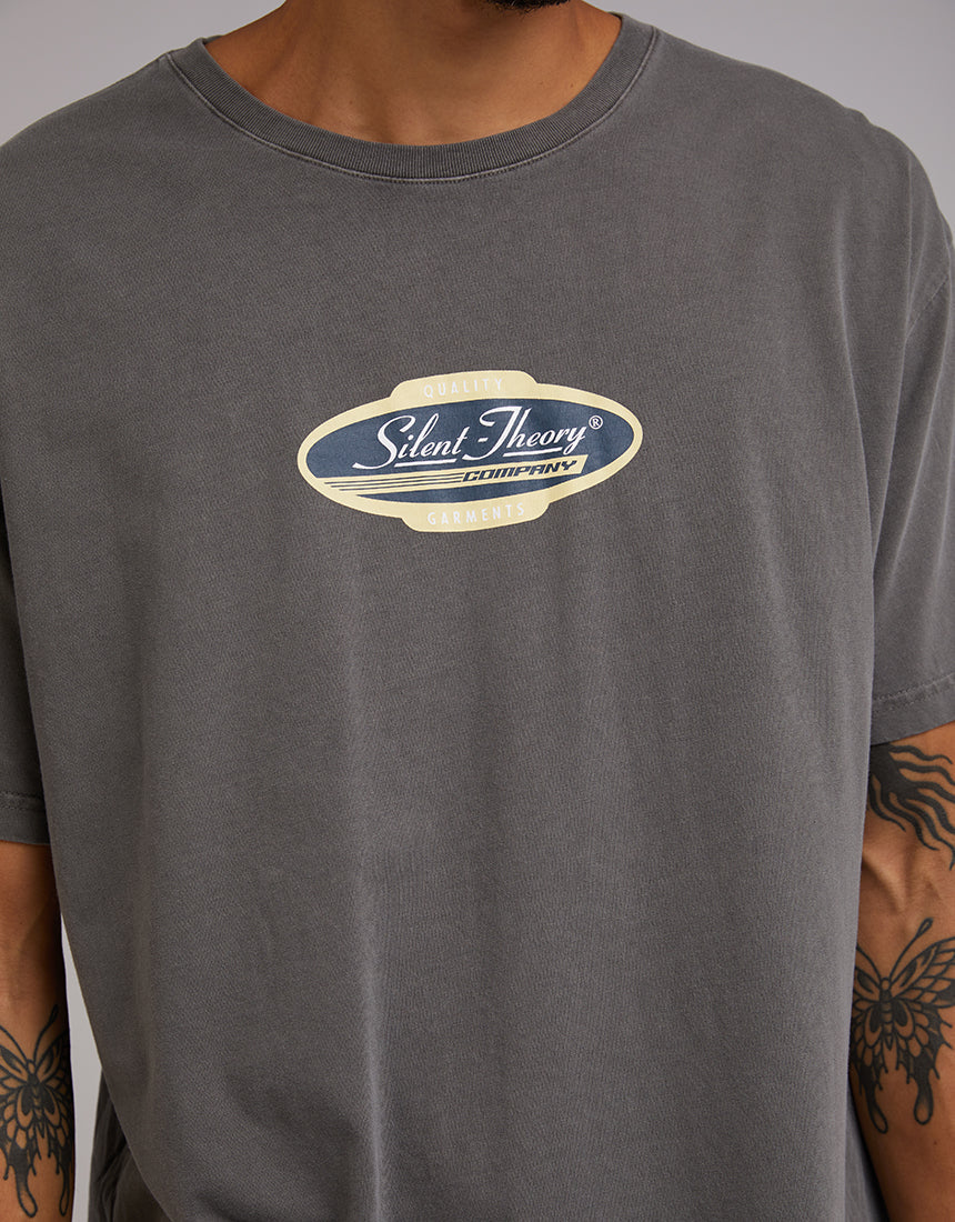 SILENT THEORY RACER TEE COAL