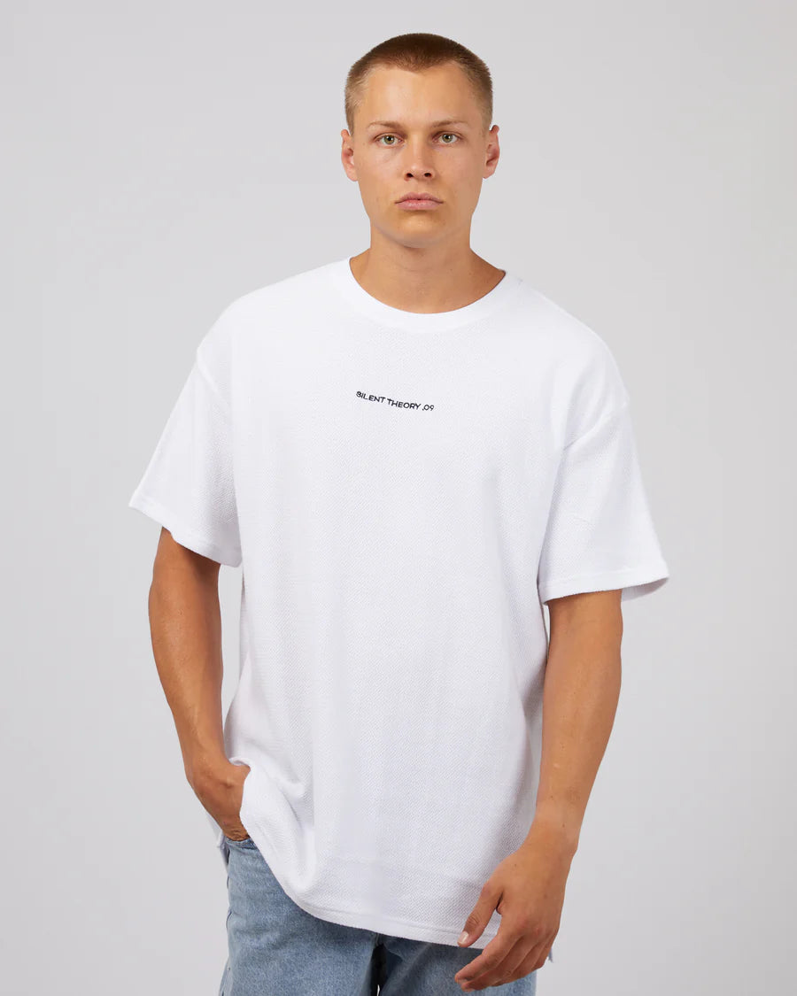 SILENT THEORY ALL DAY LOGO TEE WHITE