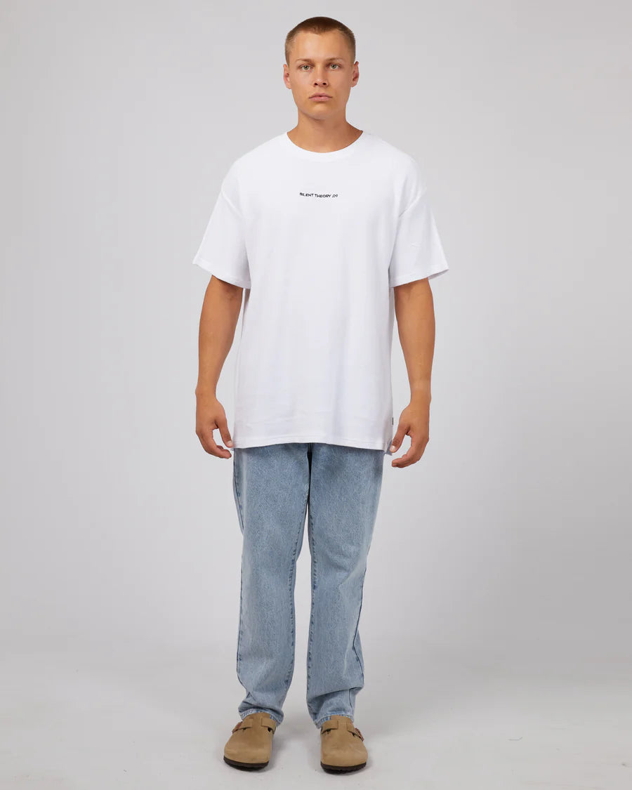 SILENT THEORY ALL DAY LOGO TEE WHITE