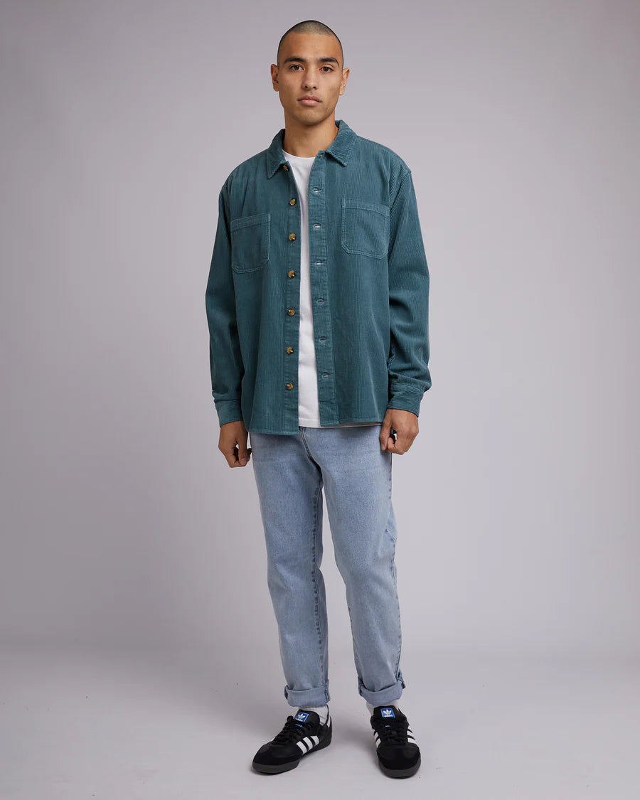 SILENT THEORY CORD OVERSHIRT FORREST
