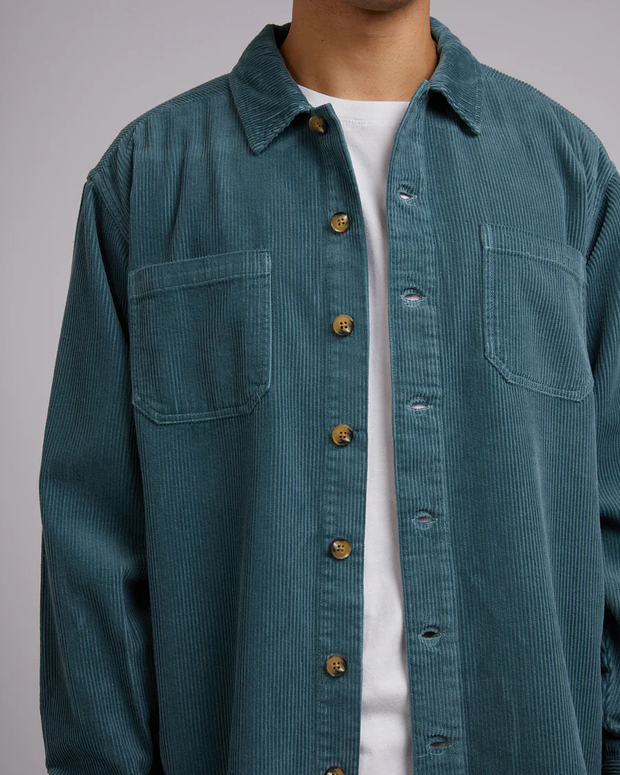 SILENT THEORY CORD OVERSHIRT FORREST
