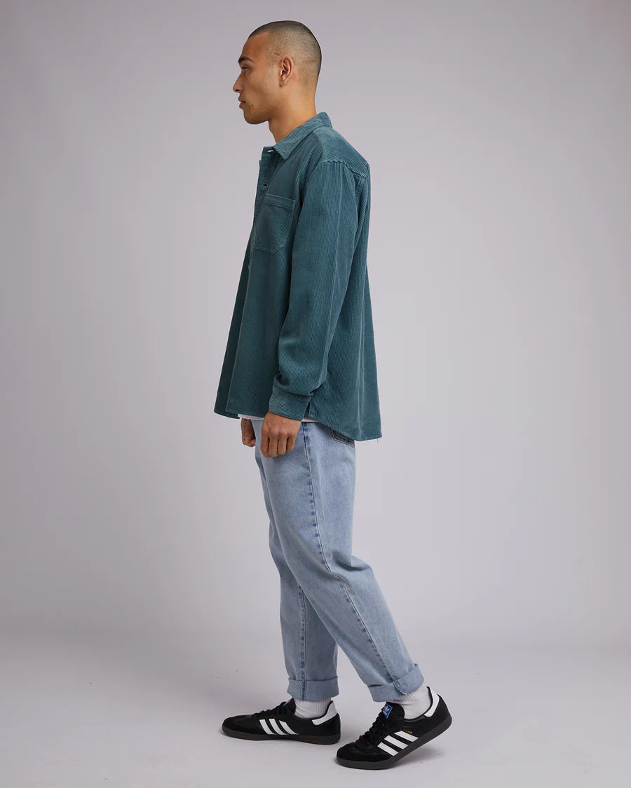 SILENT THEORY CORD OVERSHIRT FORREST
