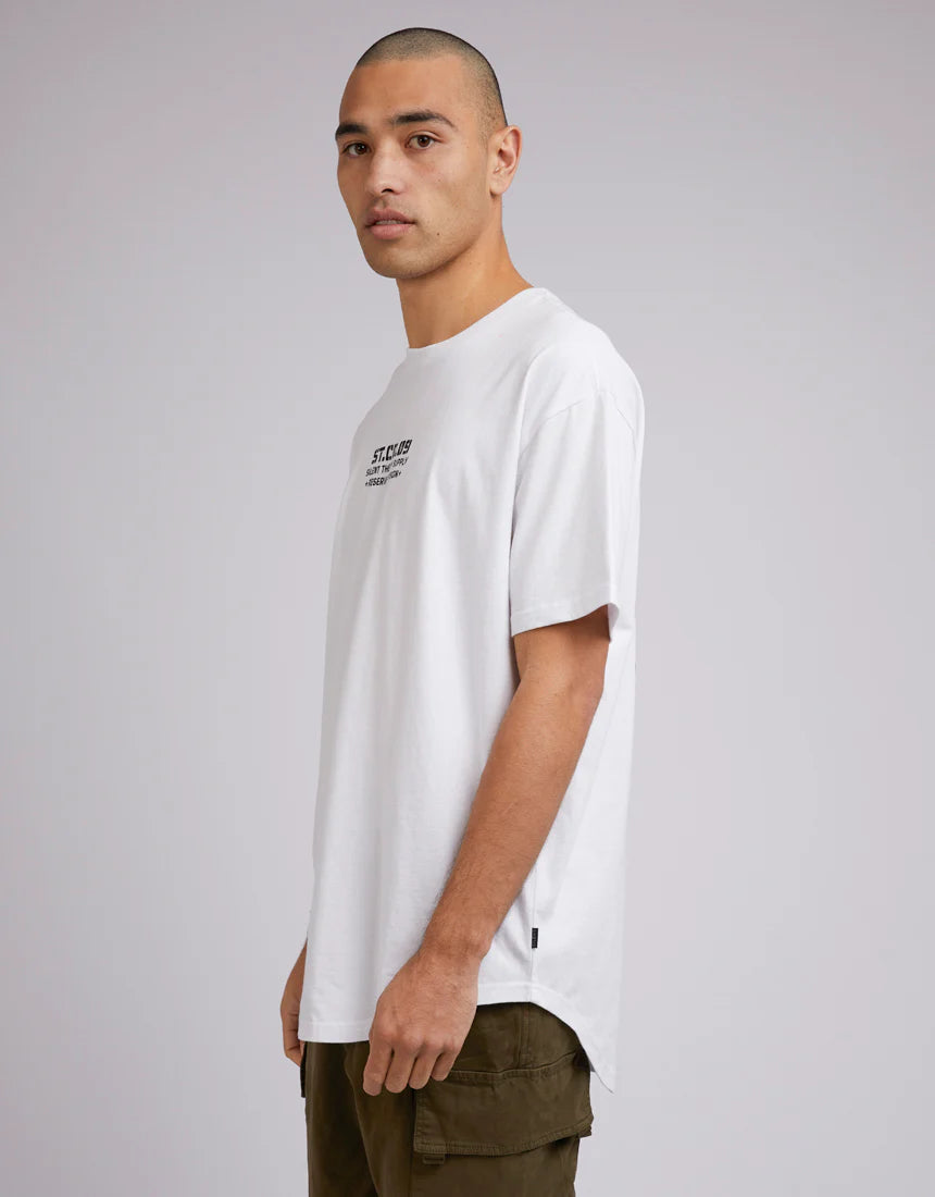 SILENT THEORY DIVISION TEE WHITE