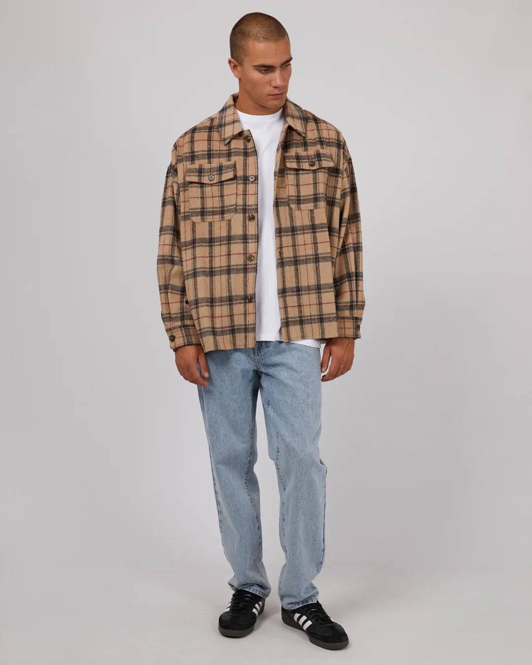 SILENT THEORY RANCH OVERSHIRT TAN