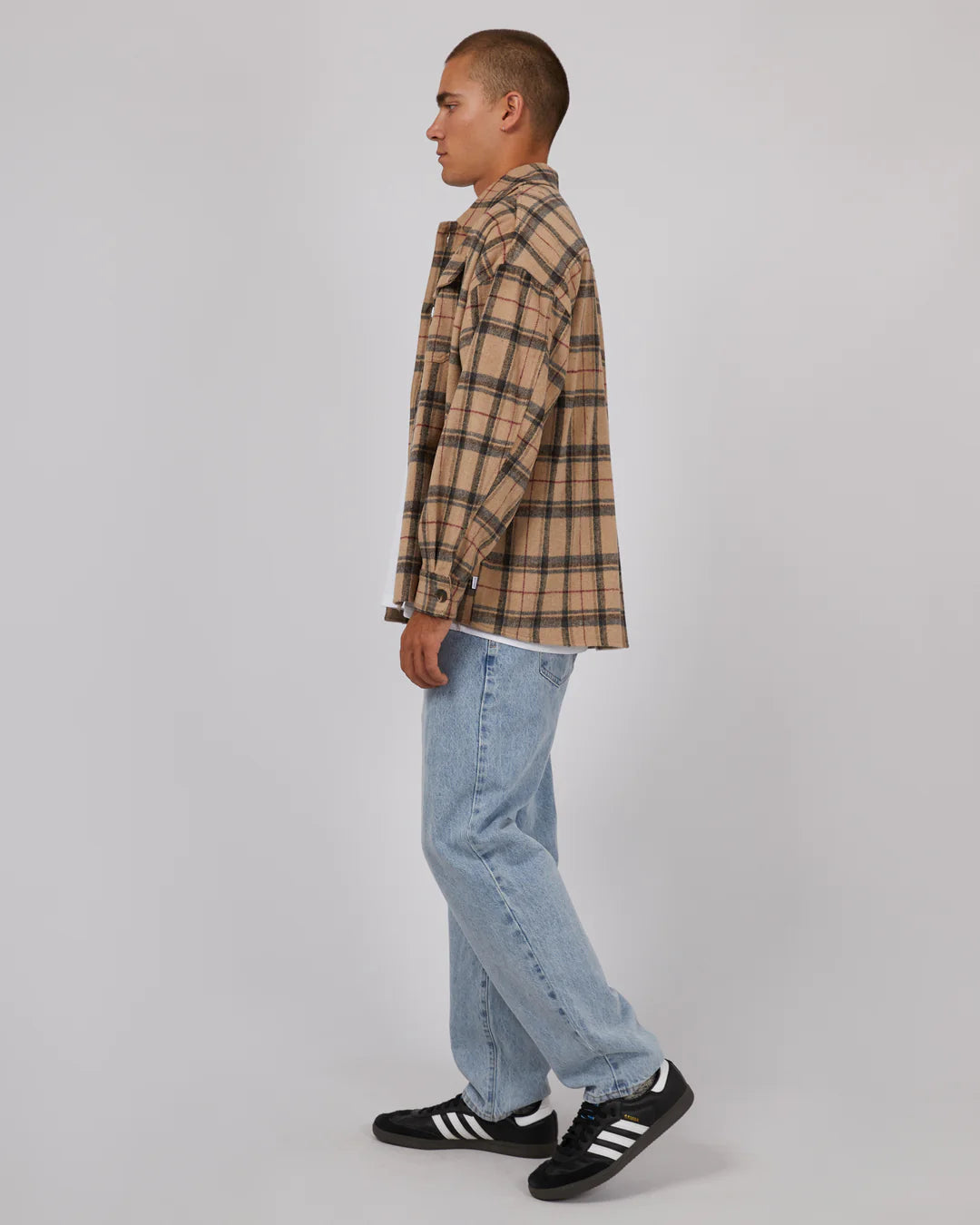 SILENT THEORY RANCH OVERSHIRT TAN