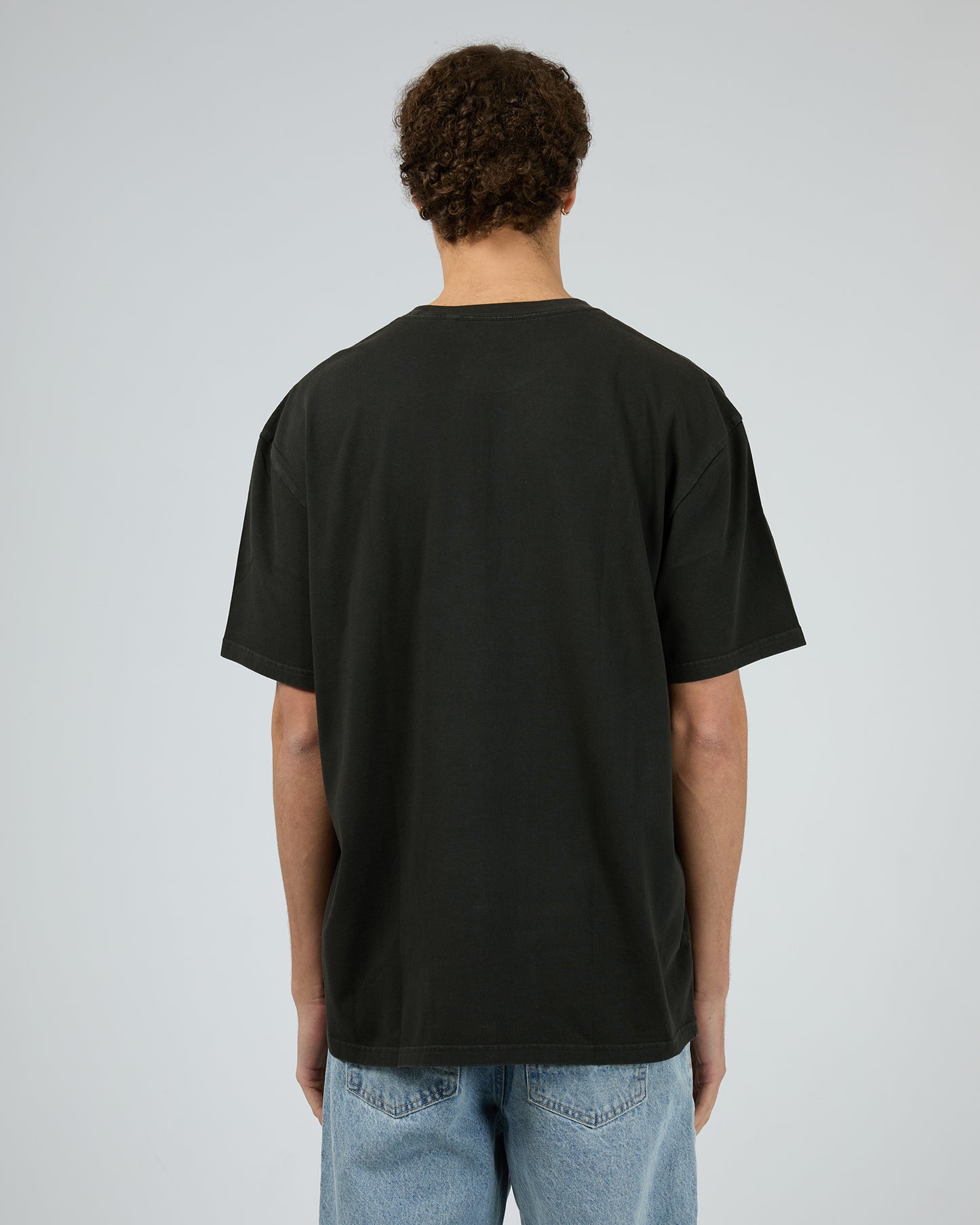 SILENT THEORY SPIRAL TEE WASHED BLACK