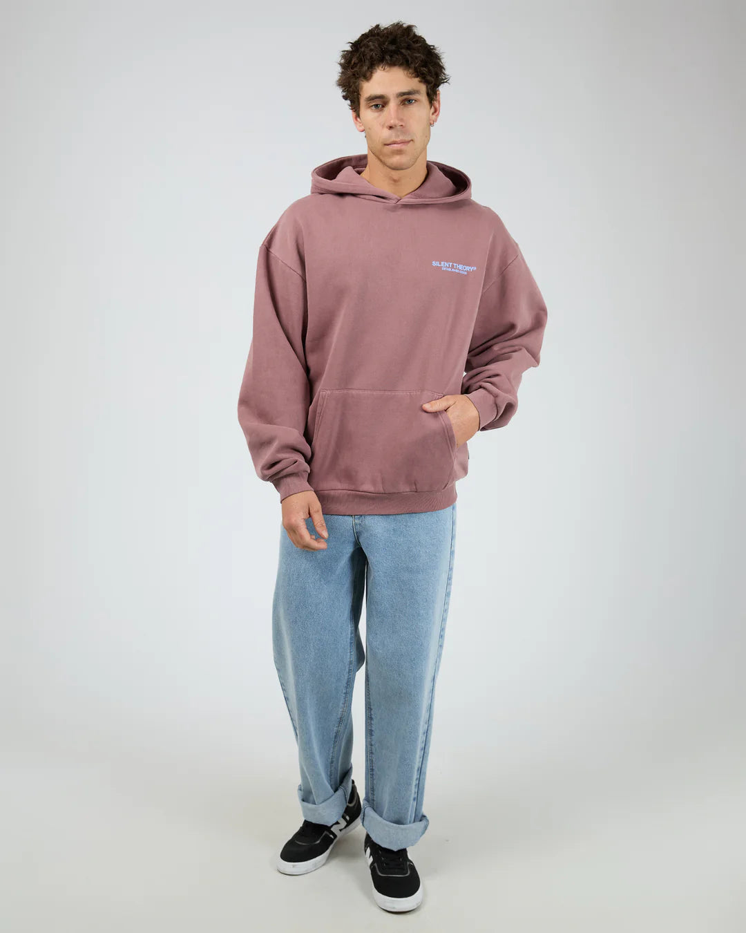 SILENT THEORY VITAL HOODIE PLUM