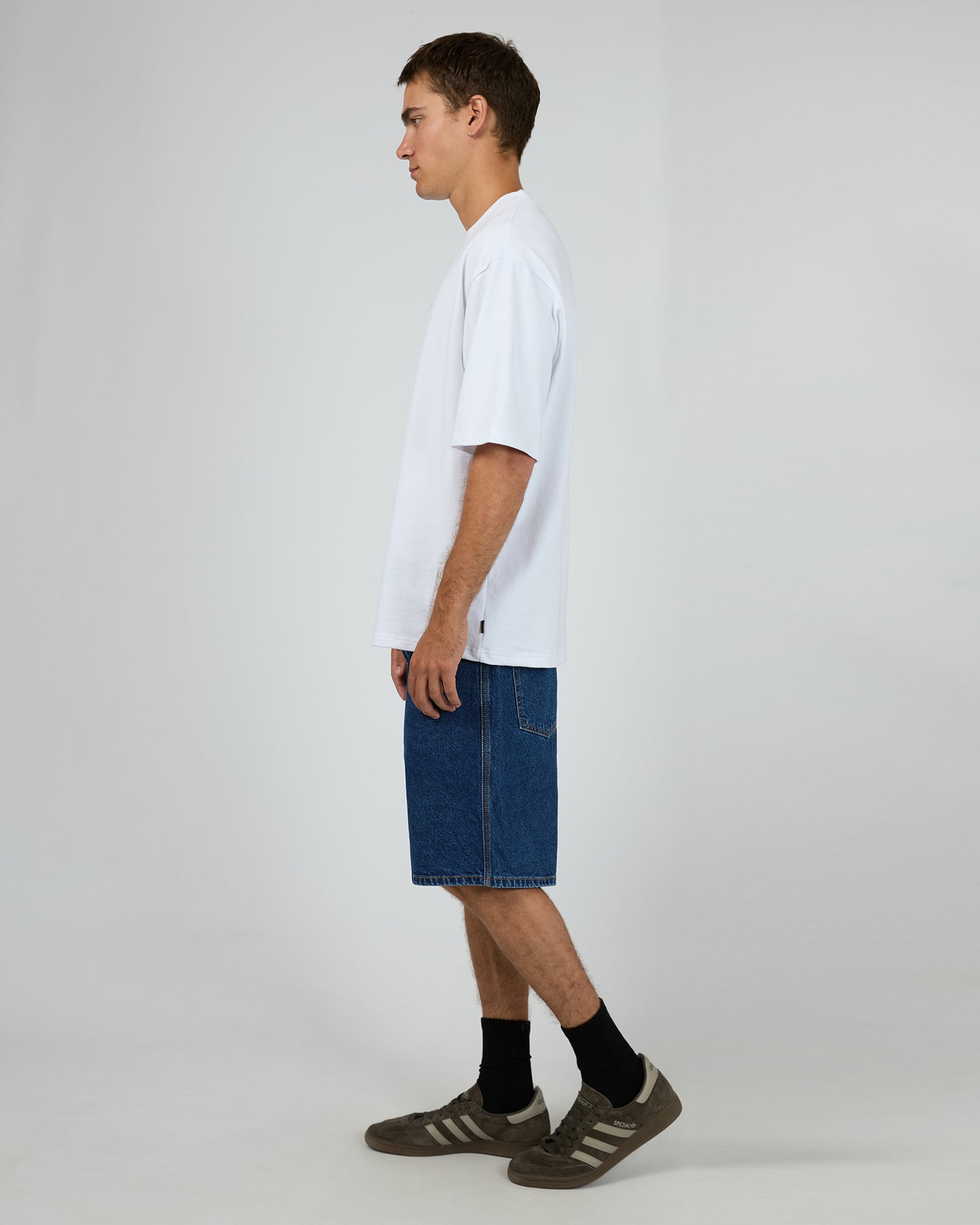 SILENT THEORY CLASSIC EMB TEE WHITE