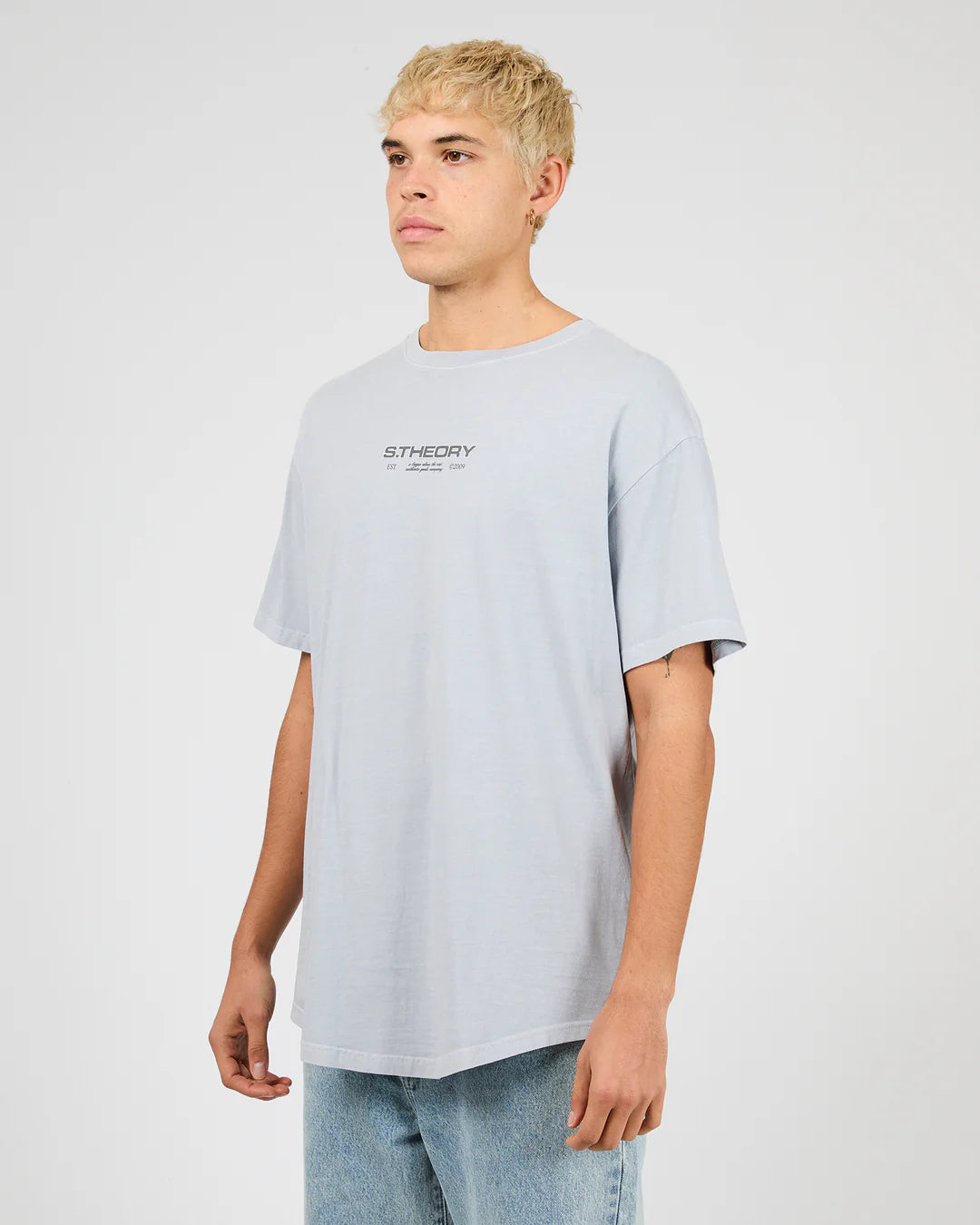 Silent Theory Ridge Scoop Tee | Sky