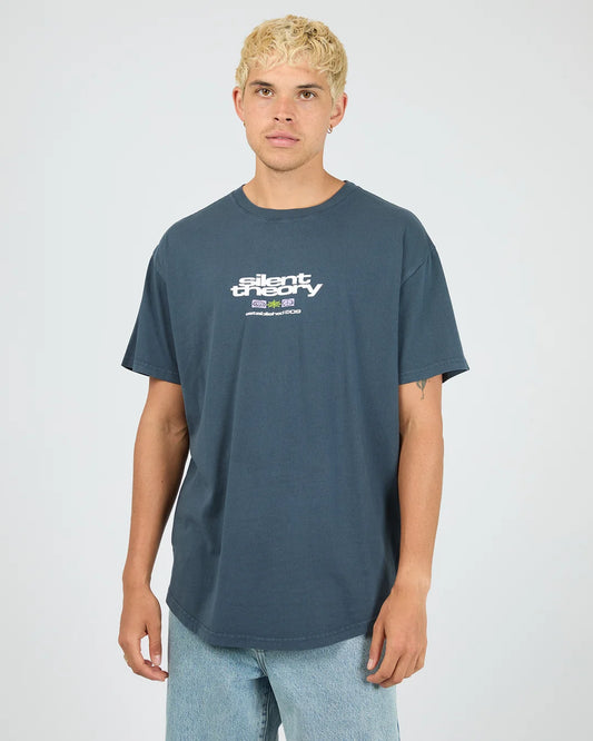 Silent Theory Riot Scoop Tee | Navy