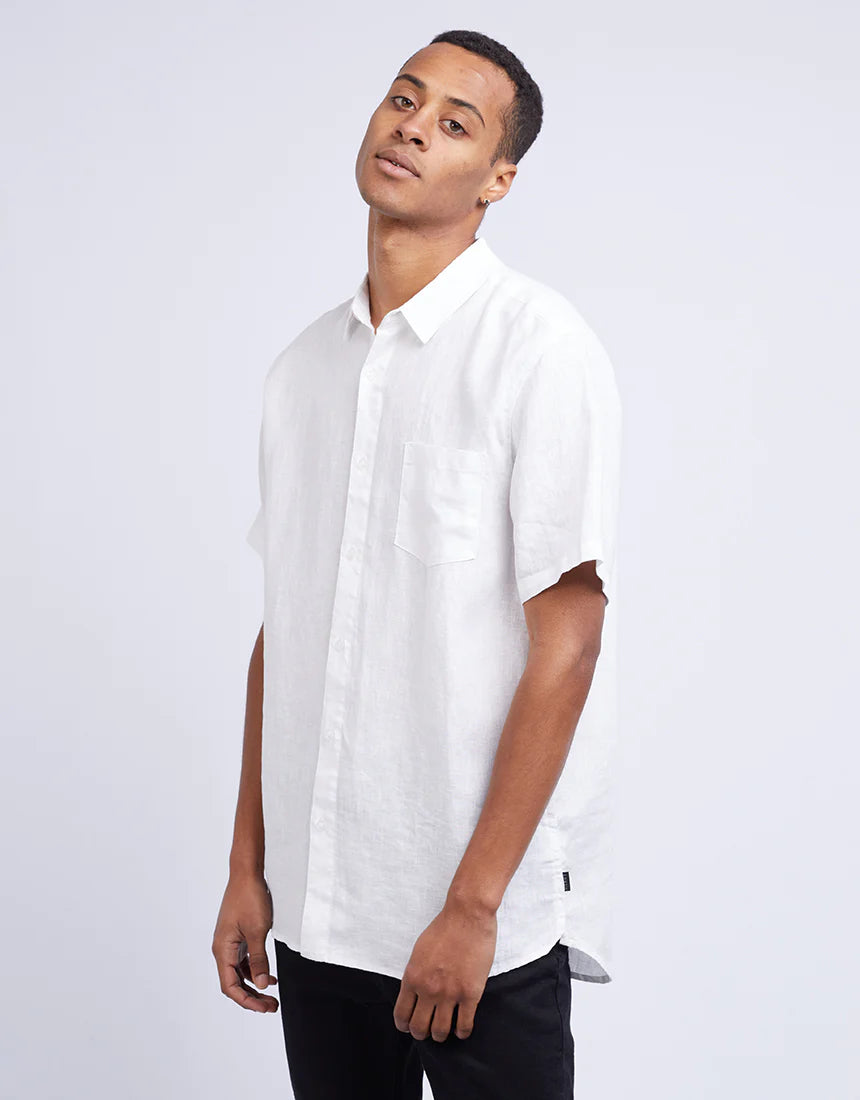 Theory white linen dress on sale