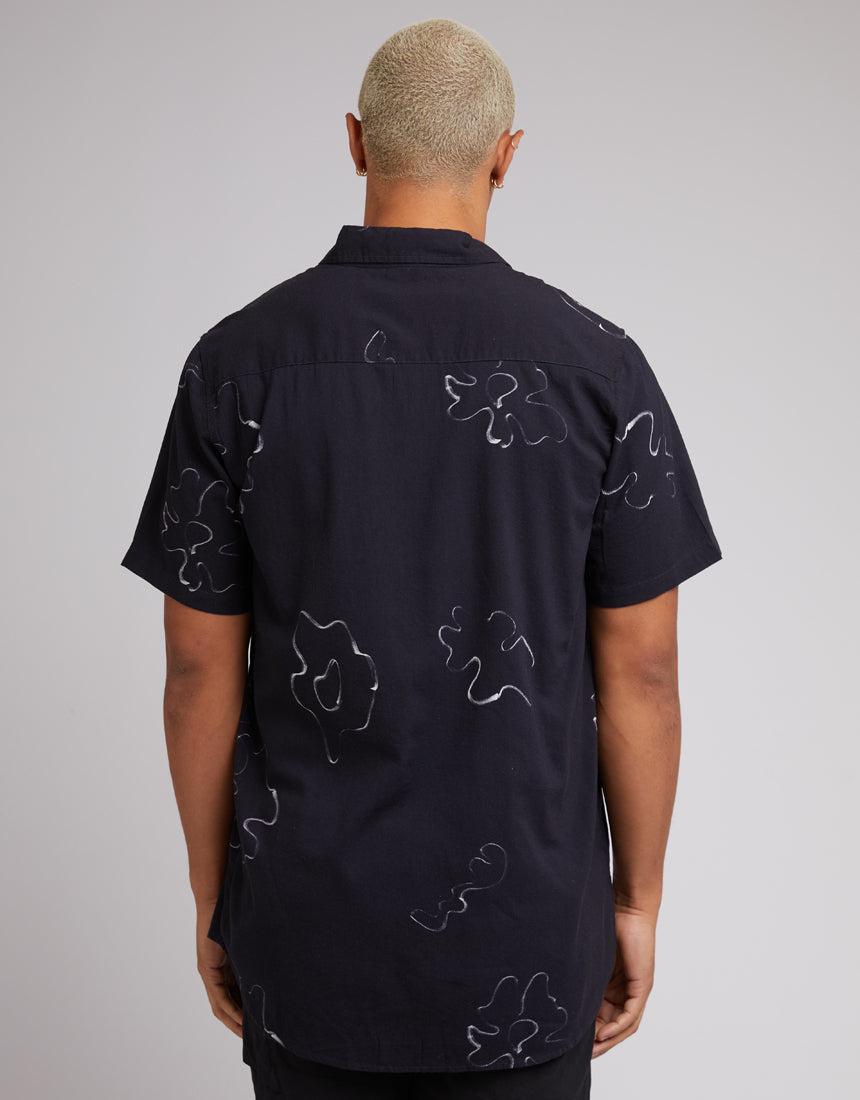 ST GOLIATH CHALK SHORT SLEEVE SHIRT BLACK