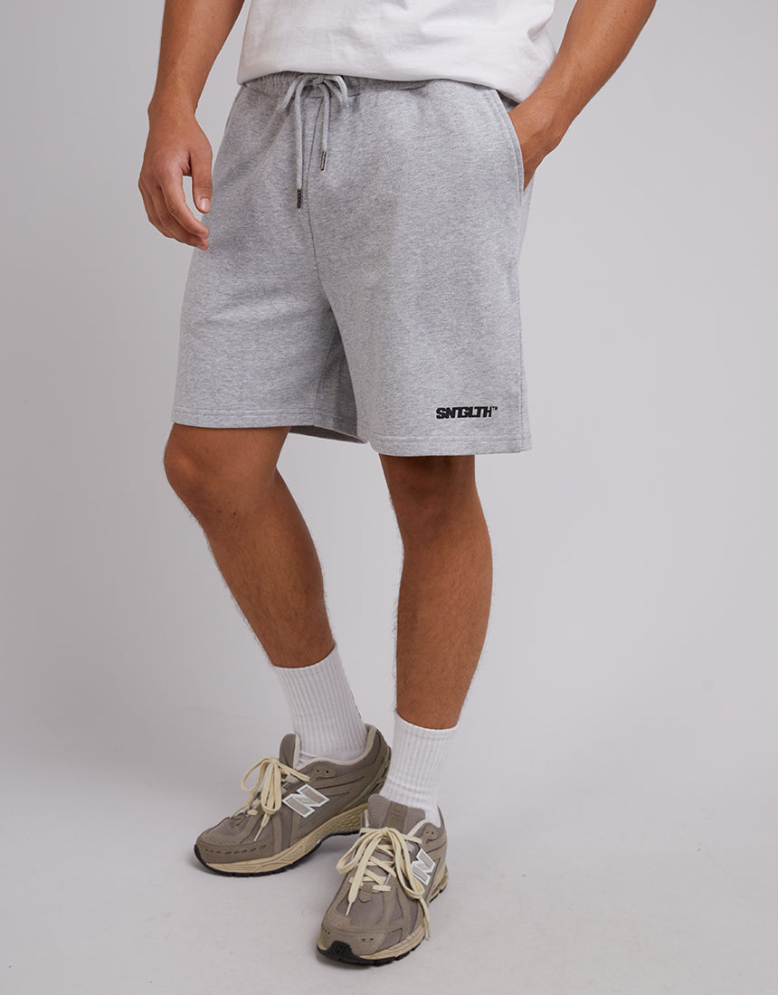ST GOLIATH TRACK FLEECE SHORT GREY MARLE