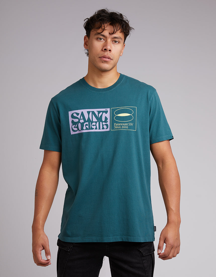 ST GOLIATH PITCH TEE BOTTLE GREEN