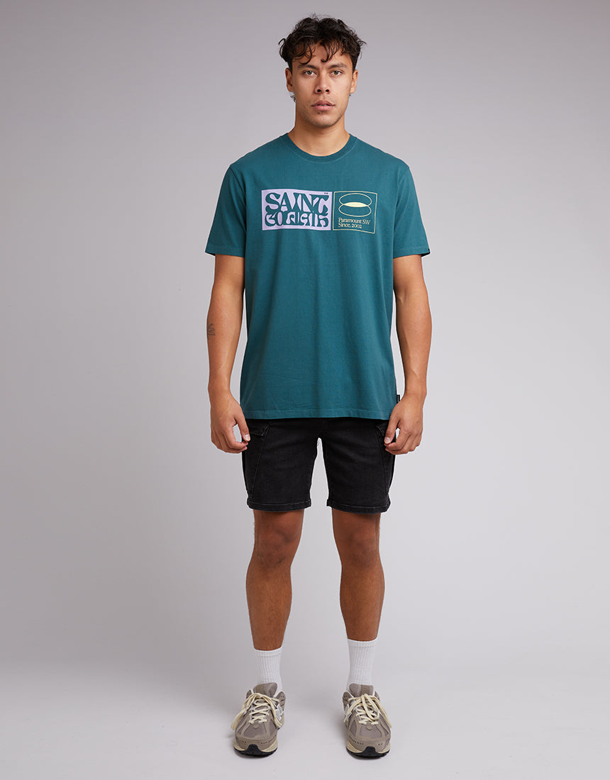 ST GOLIATH PITCH TEE BOTTLE GREEN