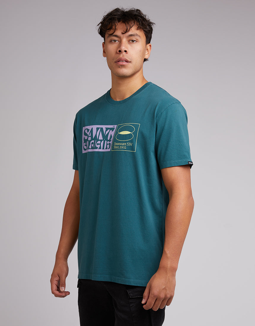 ST GOLIATH PITCH TEE BOTTLE GREEN