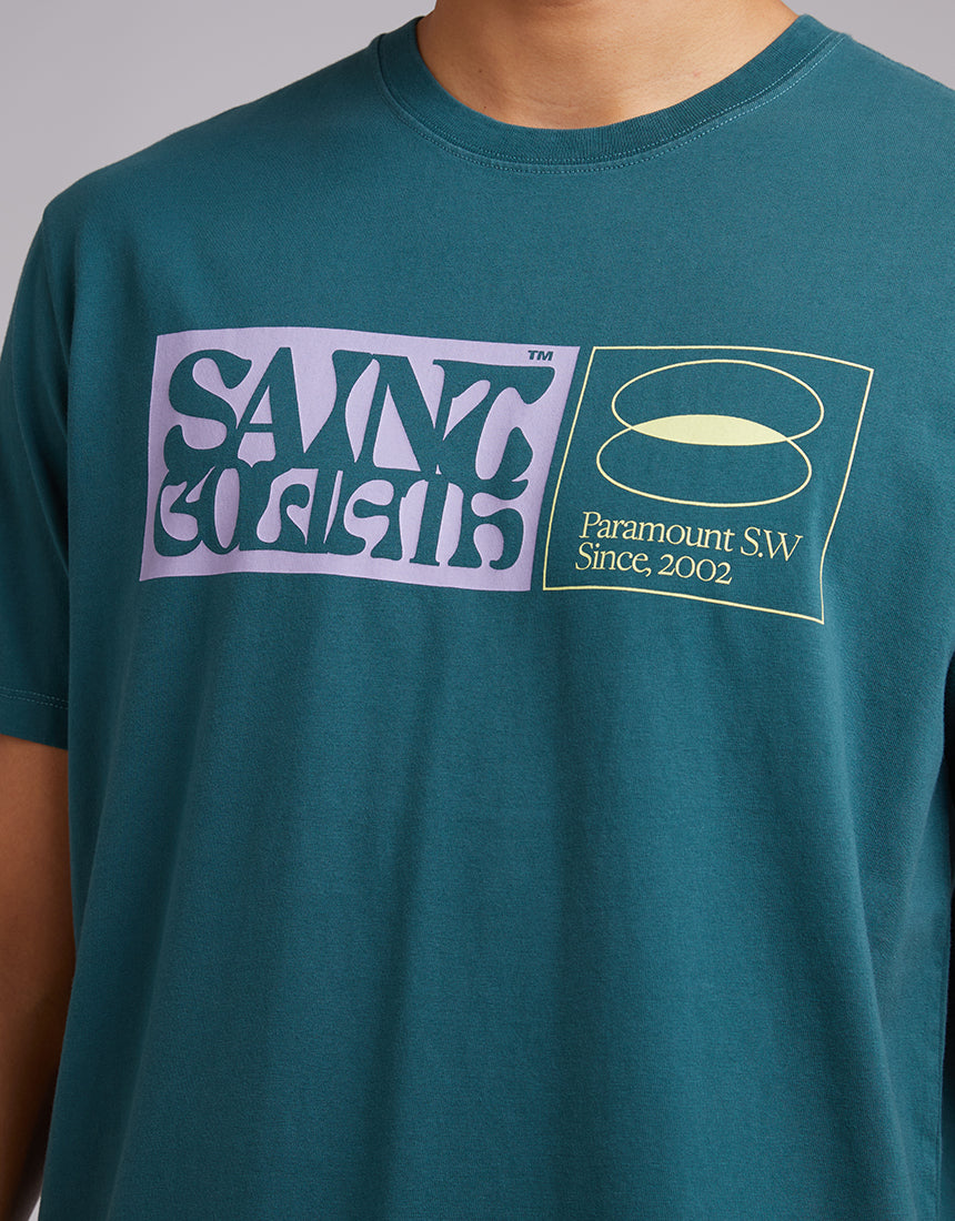 ST GOLIATH PITCH TEE BOTTLE GREEN