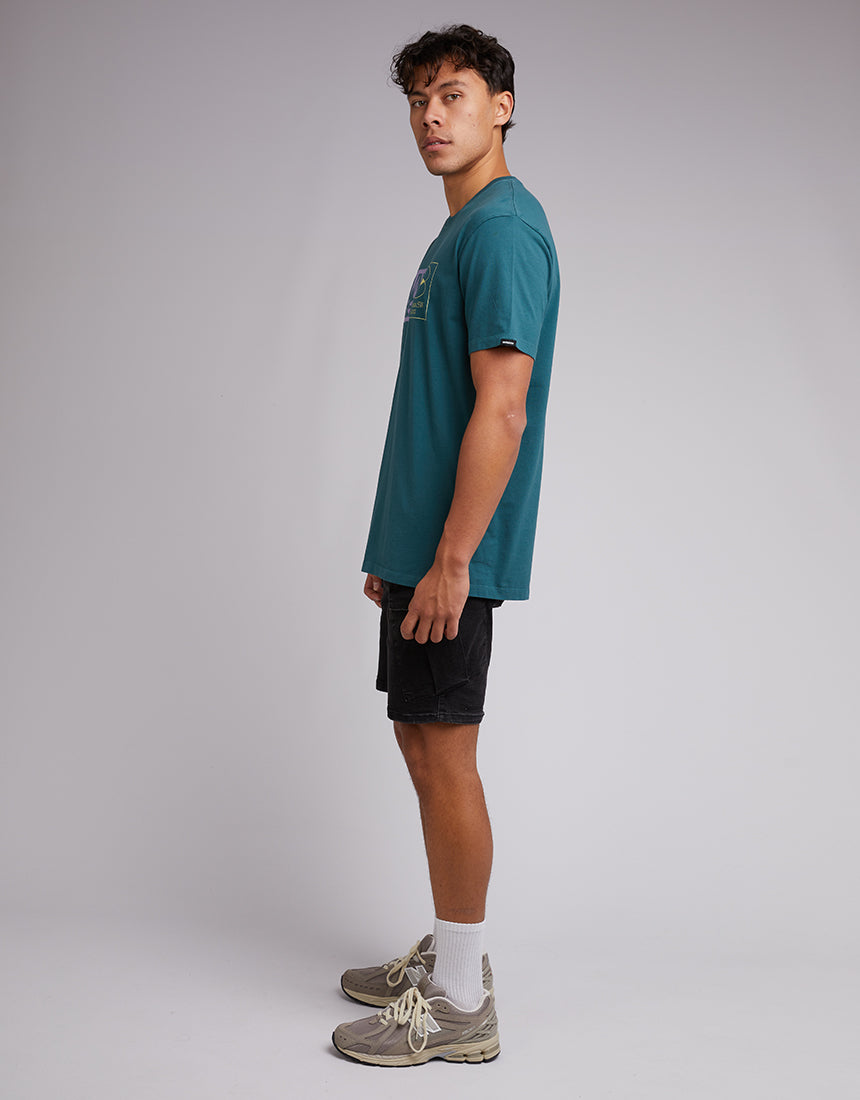 ST GOLIATH PITCH TEE BOTTLE GREEN
