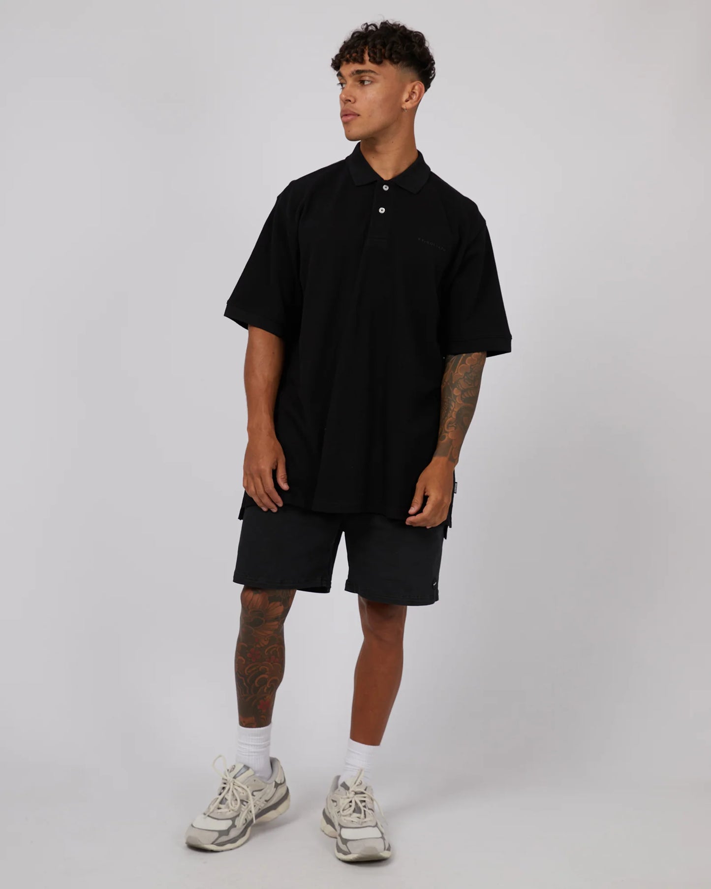 ST GOLIATH ESSENTIAL POLO BLACK