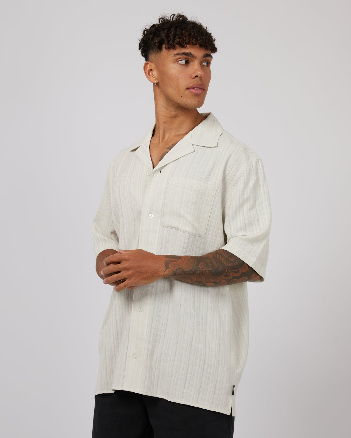 ST GOLIATH WHITLEY SHORT SLEEVE SHIRT OATMEAL