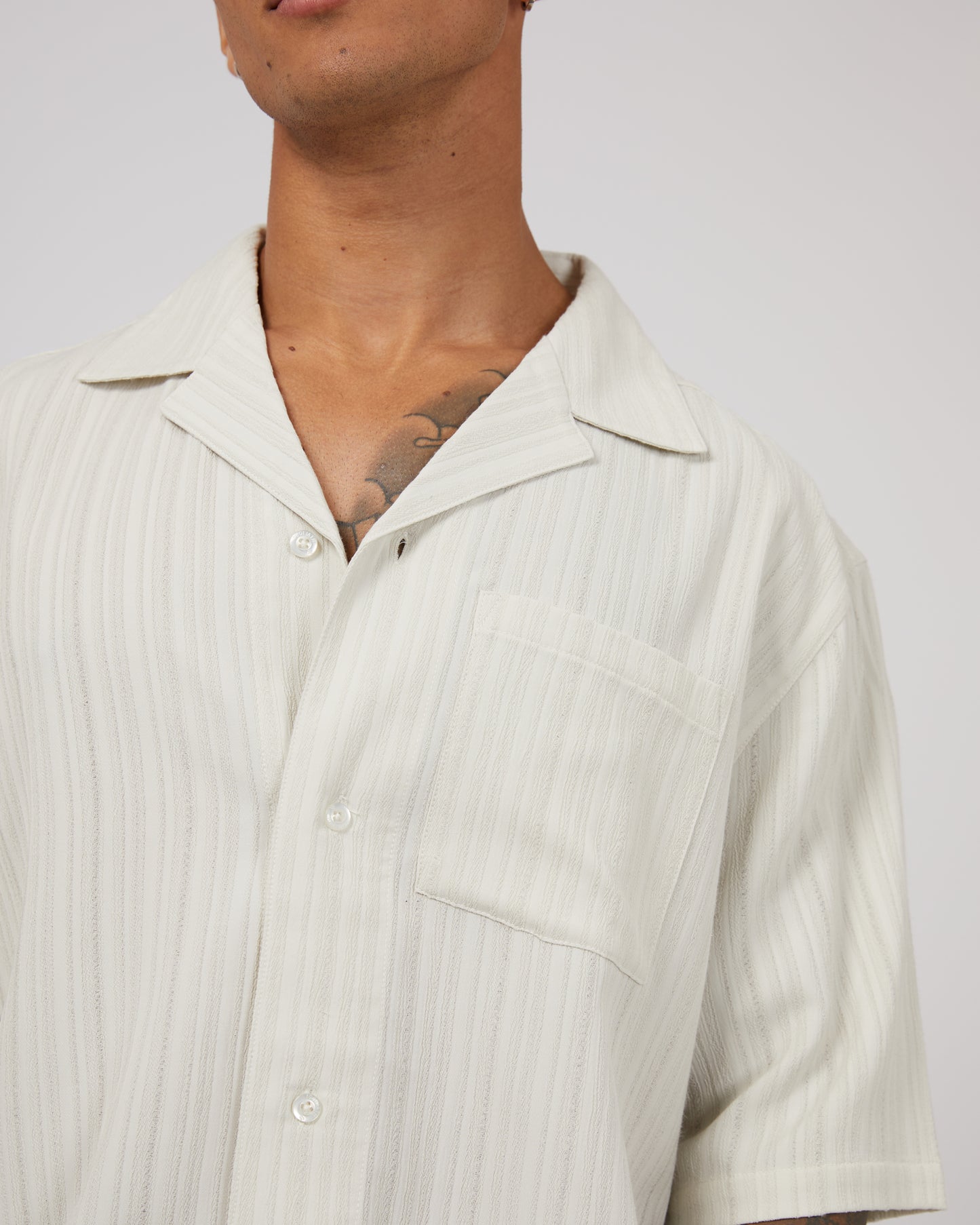 ST GOLIATH WHITLEY SHORT SLEEVE SHIRT OATMEAL