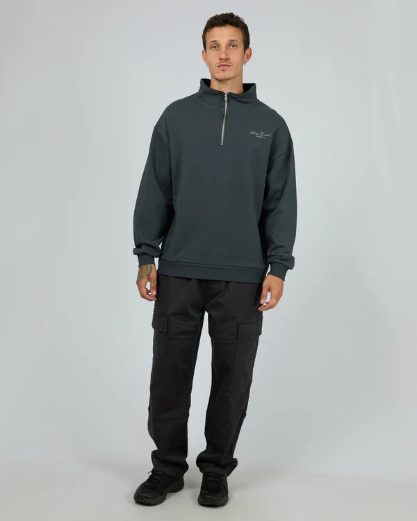 ST GOLIATH SAINTS LTD QTR ZIP STEEL BLUE